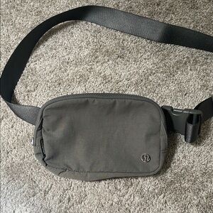 Lululemon Athletica Olive Green Belt Bag with Adjustable Strap